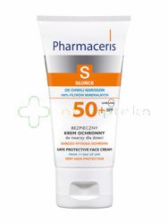 Pharmaceris S, Bezpieczny krem ochronny do twarzy dla dzieci od chwili narodzin, SPF 50+, 50 ml