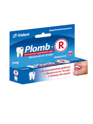 Plomb-R pasta tymczasowe wypełnienie zęba 3 g
