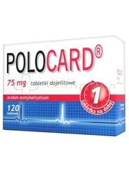 Polocard  75 mg,                    120 tabletek