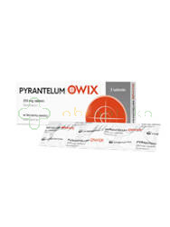 Pyrantelum OWIX, 250 mg, 3 tabletki