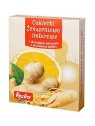 Reutter, cukierki żeńszeniowo - imbirowe z ekstarktem imbiru, 50 g