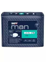 Seni Man Extra Level 3, wkładki urologiczne dla mężczyzn, 15 sztuk