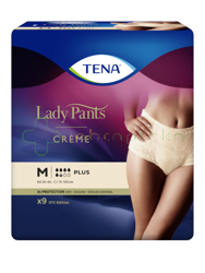 TENA Lady Pants Plus Creme, Bielizna dla kobiet, rozmiar M, 9 sztuk