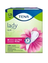 TENA Lady Slim Ultra Mini, wkłady anatomiczne dla kobiet, 48 sztuk