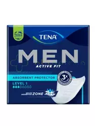 TENA Men Active Fit Level 1, wkłady anatomiczne dla mężczyzn, 24 sztuki