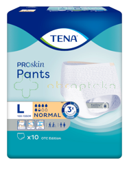 TENA Pants ProSkin Normal, Majtki chłonne rozmiar L, 10 sztuk
