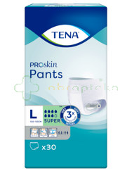 TENA Pants ProSkin Super, Majtki chłonne rozmiar L, 30 sztuk