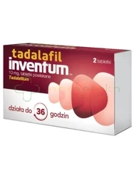 Tadalafil Inventum 10 mg,             2 tabletki
