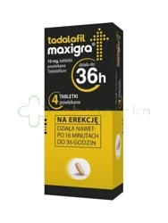 Tadalafil Maxigra 10 mg,              4 tabletki