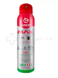 Vaco Max, spray na komary, kleszcze i meszki, DEET 30%, 100 ml