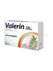 Valerin, 200 mg, 15 tabletek drażowanych