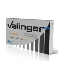 Valinger 25 mg, 4 tabletki