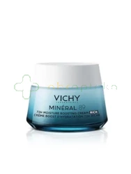 Vichy Mineral 89, Bogaty krem nawilżająco-odbudowujący 72h,      50 ml