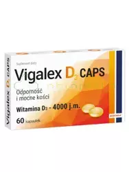 Vigalex D3 Caps 4000 j.m., 60 kapsułek