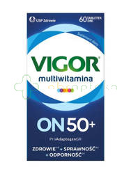 Vigor Multiwitamina On 50+, 60 tabletek, DATA WAŻNOŚCI 01.07.2024 
