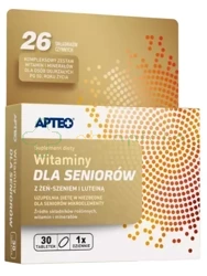 Witaminy dla seniorów APTEO,         30 tabletek