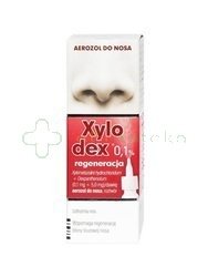 Xylodex 0.1% regeneracja, (0,1mg+5,0mg)/ dawka, aerozol do nosa, 10 ml