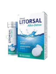Zdrovit Litorsal, Alko-Detox, 10 tabletek musujących