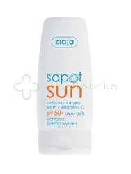 Ziaja Sopot Sun krem antyoksydacyjny z witaminą C SPF 50+ 50 ml