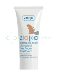 Ziaja Ziajka, pasta do zębów dla dzieci z xylitolem, bez fluoru, 50 ml