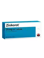 Zinkorot, 25 mg Zn2+, 20 tabletek