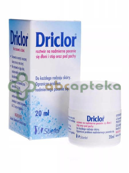 Driclor Preparat Na Nadmierne Pocenie Się, 20 Ml | Bez Recepty ...