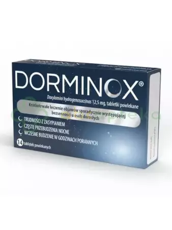  Dorminox 12,5 mg, 14 tabletek powlekanych