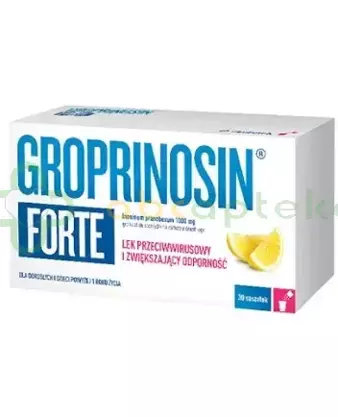  Groprinosin Forte 1000 mg, 30 saszetek, DATA WAŻNOŚCI 31.01.2025r.