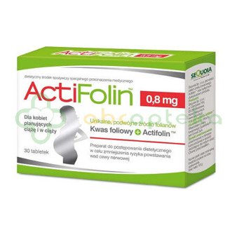 ActiFolin 0.8 mg 30 tabletek,