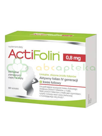 ActiFolin 0.8 mg 90 tabletek