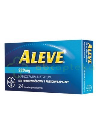 Aleve, 220 mg, 24 tabletki powlekane
