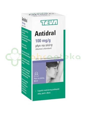 Antidral 100 mg/g płyn na skórę 50 ml