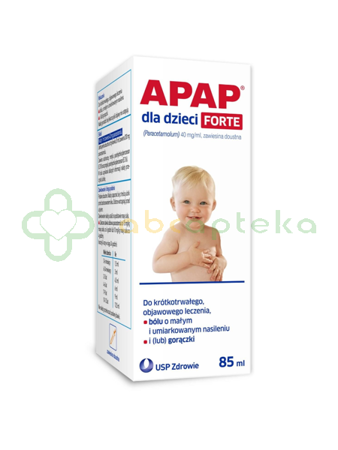 Apap Forte dla dzieci, 40mg/ml, 85 ml