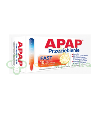 Apap Przeziębienie Fast, 10 tabletek musujących