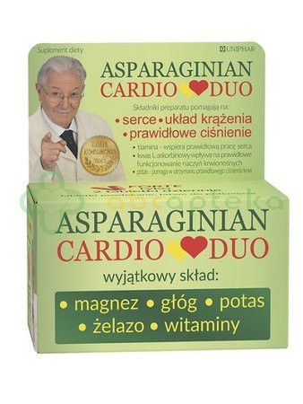 Asparaginian CardioDuo, 50 tabletek