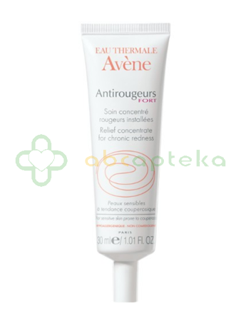 Avene Antirougeurs Fort, koncentrat na utrwalone zaczerwienienia, 30 ml