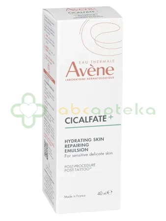 Avene Cicalfate+ , Nawilżająca emulsja regenerująca po zabiegach/tatuażach, 40 ml