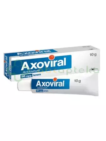 Axoviral 50 mg/g krem 10 g (tuba)