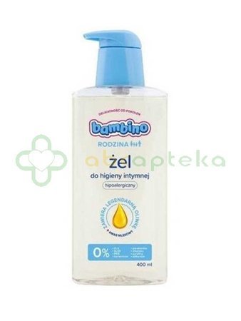 Bambino, Rodzina, Żel do higieny intymnej hipoalergiczny, 400 ml