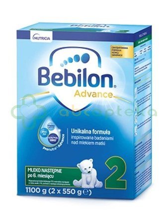 Bebilon 2 Junior Pronutra Advance mleko następne 1100 g