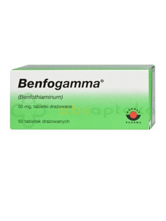 Benfogamma 50 mg 50 tabletek drażowanych