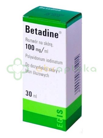 Betadine, roztwór na skórę, 100 mg/ml, 30 ml