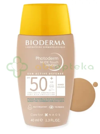 Bioderma Photoderm, Nude Mineral Touch SPF50, ciemny,  40 g