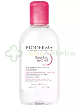 Bioderma Sensibio, AR H20 woda micelarna, 250 ml 