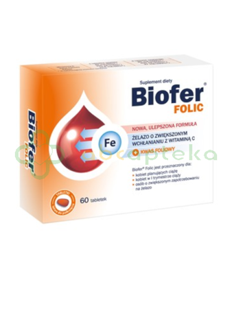 Biofer Folic, 60 tabletek