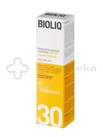 Bioliq SPF, mineralna emulsja ochronna SPF 30, 30 ml | DATA WAŻNOŚCI 31.03.2025