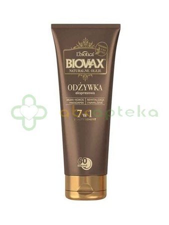 Biovax Naturalne Oleje, BB odżywka ekspresowa do włosów, 7w1, 200 ml