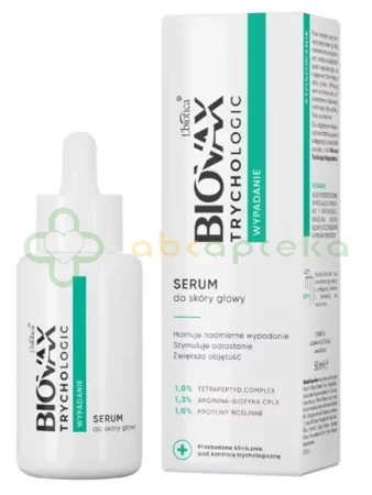 Biovax Trychologic, Wypadanie, serum do skóry głowy, 50 ml