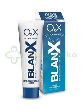 Blanx O3X, pasta do zębów wybielająco-ochronna z aktywnym tlenem, 75 ml