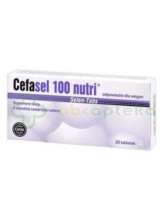 Cefasel 100 Nutri, 20 tabletek